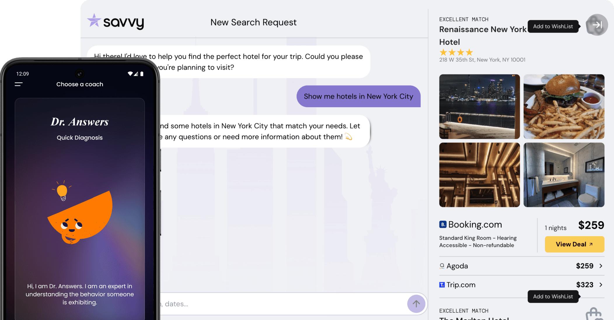 App screenshots